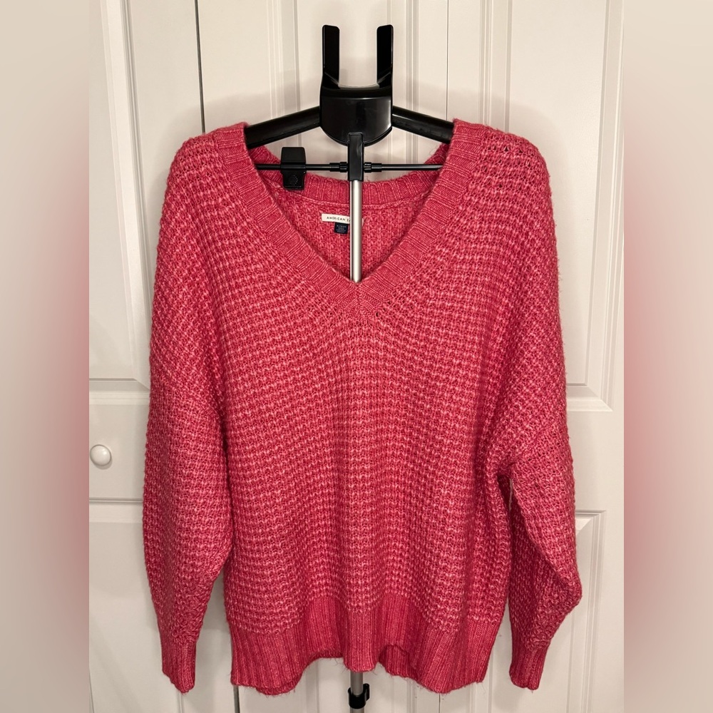 American Eagle Pink Knit Sweater